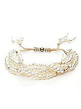 Multi-Strand Seed Pearl Bridal Bracelet