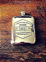 After Six Limited Edition Pewter Flask