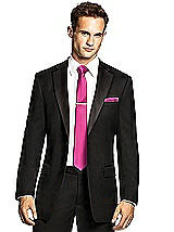 Men's Skinny Tie in Duchess Satin