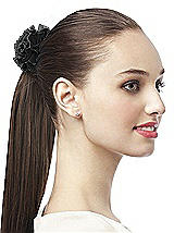 Crinkle Chiffon Flower Hair Tie