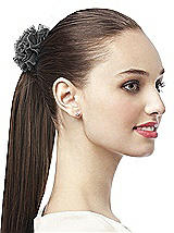 Crinkle Chiffon Flower Hair Tie