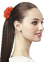 Crinkle Chiffon Flower Hair Tie