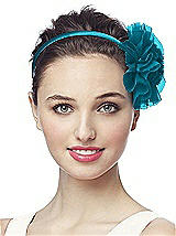 Crinkle Chiffon Round Flower