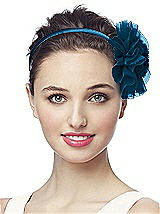 Crinkle Chiffon Round Flower