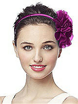 Crinkle Chiffon Round Flower