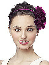 Crinkle Chiffon Round Flower