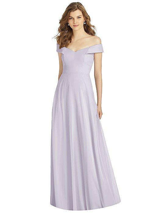 Dusty Lavender Chiffon Dress